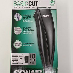 Conair Basic Cut 10-piece Home Haircut Kit